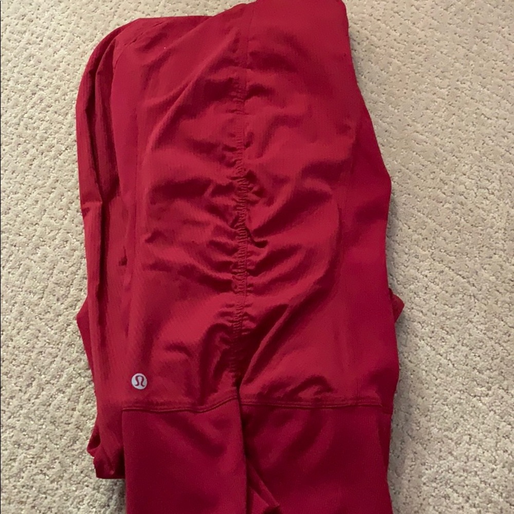 Red REVERSIBLE lulu jacket